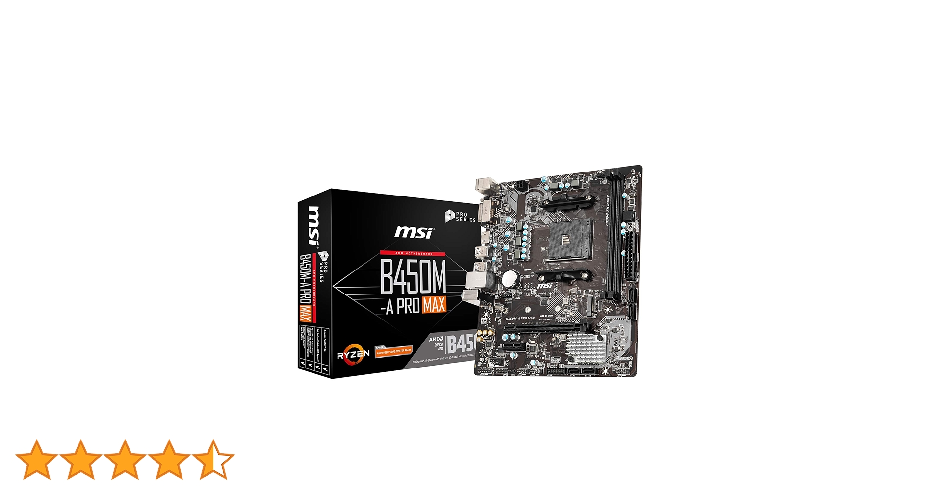 MSI B450M-A PRO MAX M-ATX マザーボード MB4827 Amazon.co.jp: MSI B450 GAMING PLUS MAX ATX マザーボード